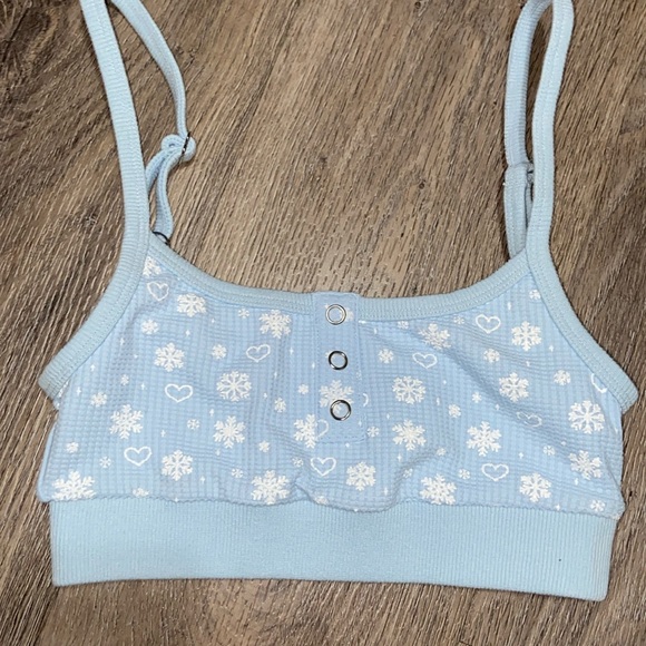 FRANKIES BIKINIS size S Sugar Waffle Bralette Top - Picture 5 of 10
